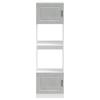 Kalmar Oven Cabinets 2 pcs Concrete Grey Particleboard