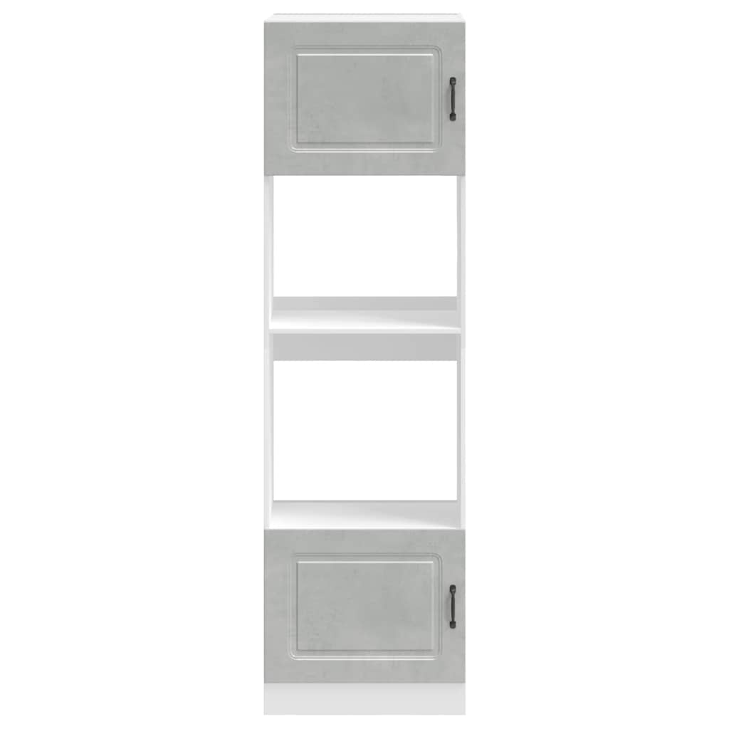 Kalmar Oven Cabinets 2 pcs Concrete Grey Particleboard