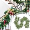 Рождественская гирлянда, классическая искусственная подвесная корзина из листьев для украшения праздничной вечеринки
