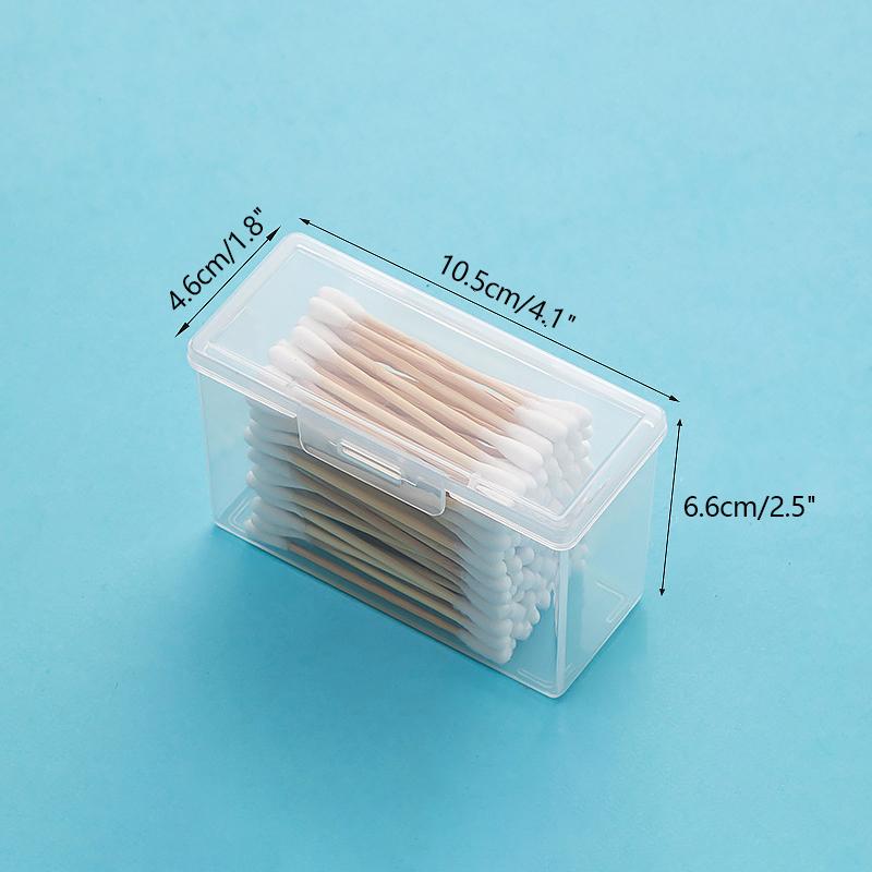 Портативный дорожный держатель для ватных палочек, футляр для хранения ювелирных изделий, пылезащитный контейнер для хранения кабеля передачи данных