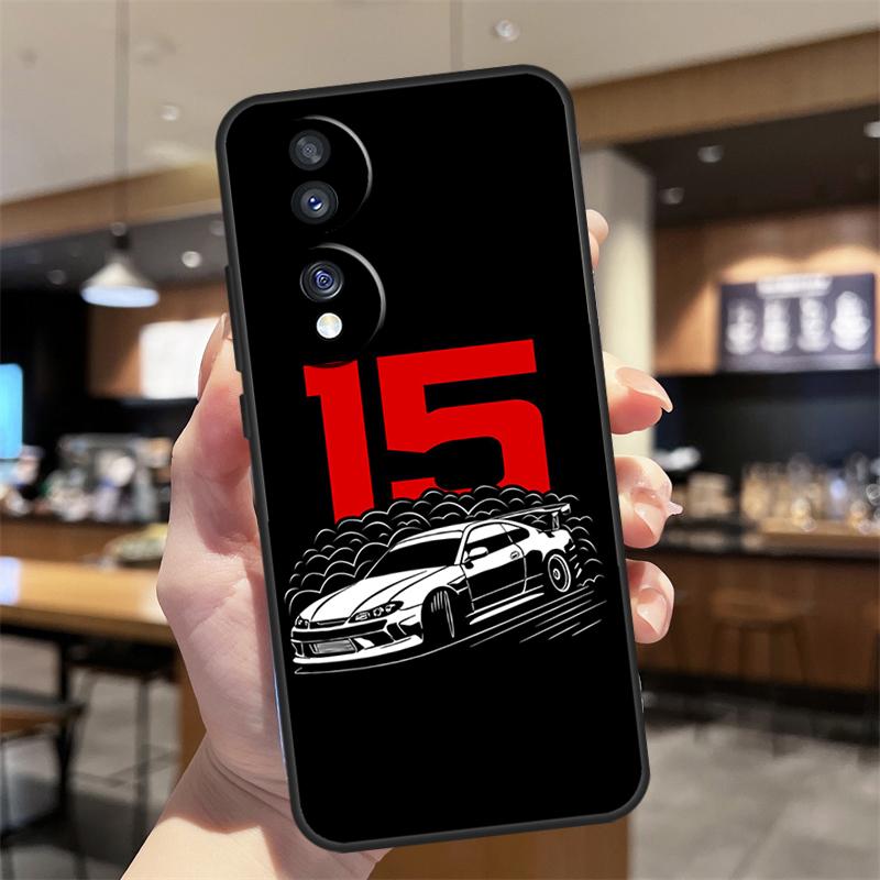 Япония JDM Спортивные Автомобили Мужской Мужчины Чехол Для Honor Magic 8 6 7 Pro Honor 400 200 70 90 Lite X8b X8c X9a X9b X9c X9d Win RT Чехол