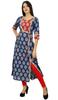 Bimba Womens Designer Angrakha Style Cotton Kurta Kurti Formal Ethnic Wear