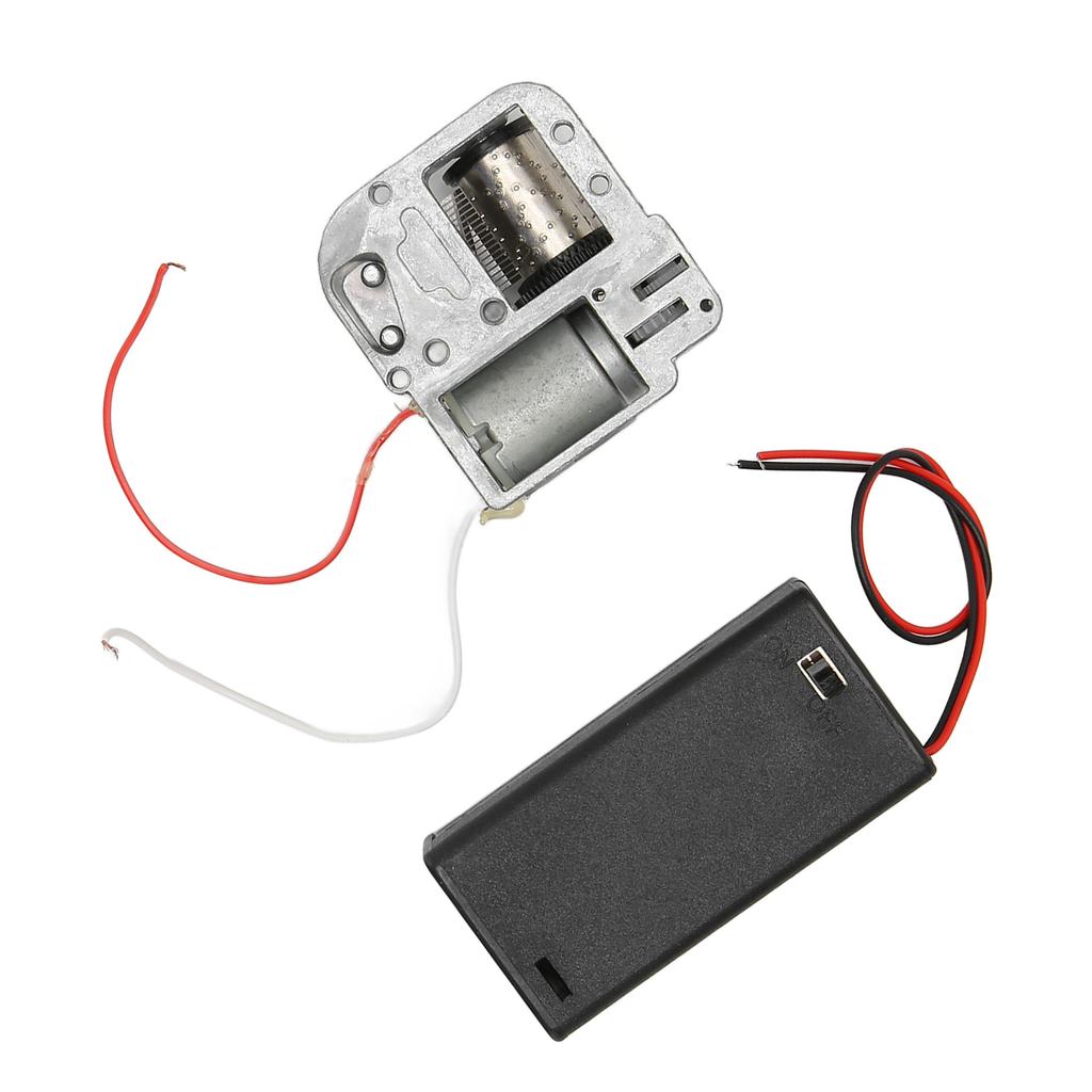Windup Musical Movement 18 Note Pleasing Alloy Acrylic Easy Mounting Music Box Movement for DIY Repair Replacement