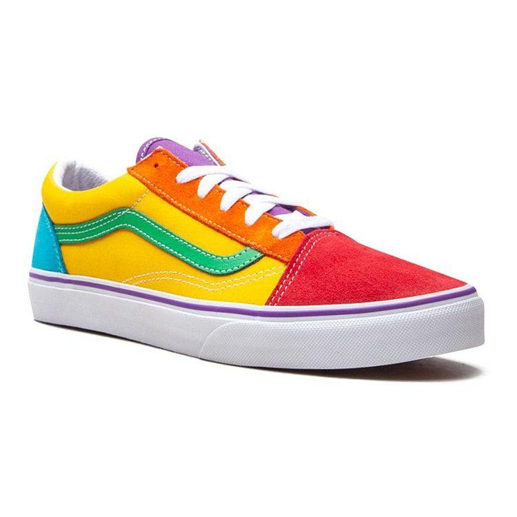 Vans Old Skool Kids 'Rainbow Colorblock' VN0A4UHZ2JD
