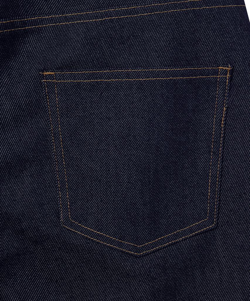 LAUGHER [Non-Faded] Cowboy Denim Pants - Deep Blue