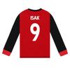 Liverpool FC Boys Isak 9 Long-Sleeved Long Pyjama Set