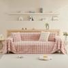 Winter Soft and Comfortable Bubble Rabbit Plush Sofa Towel Simple Modern Solid Color Universal Sofa Cover Towel