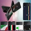 Флаг Италии Чехол для Samsung Galaxy Z Flip 5 4 3 Ударопрочный Жесткий Чехол Телефон Z Flip 6 7 5G Z Flip 5 4 5G TPU PC Жесткий Чехол Fund