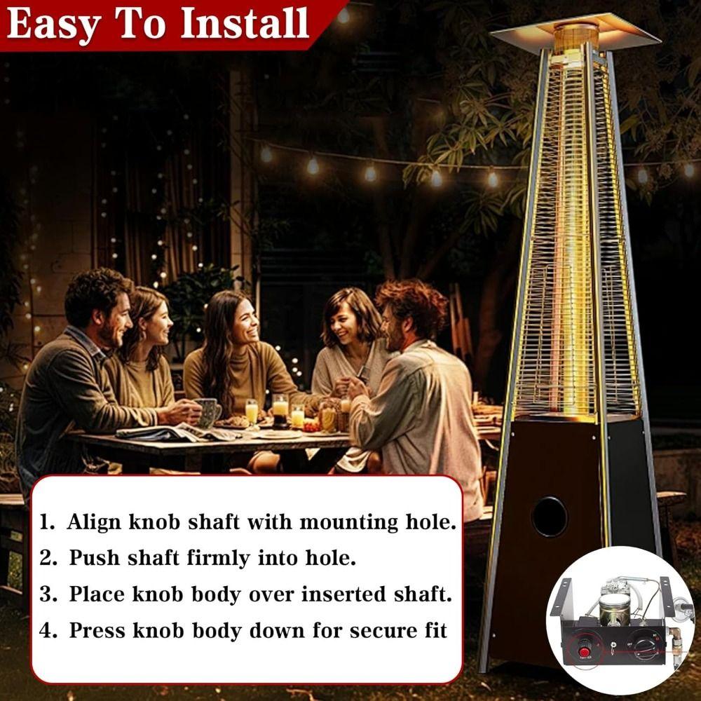 Черная ручка для барбекю 8 мм поворотные переключатели новая ручка переключателя плиты газовая каминная топка