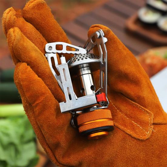 Нагреватель, регулируемая интенсивность пламени, коррозионностойкая, нержавеющая, легкая складная уличная печь для пикника