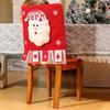 Seat Protector Christmas Chair Cover Cartoon Xmas Decoration Dinner Chair Seat Cover Cute Creative Wear for Chairs Party Decor