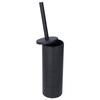Toilet Brush with Holder Stainless Steel Long Handle Toilet Bowl Brush Soft Toilet Brush Toilet