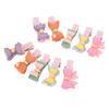 20pcs Dog Bowknot Double Layer Hairpins Pet Bow Hairpin for Long Hair Pets Dogs Cats