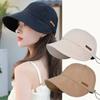 Adjustable Women's Foldable Sunhat With Sunscreen UV Protection Ideal for Summer Outdoor Beach Fisherman Hat