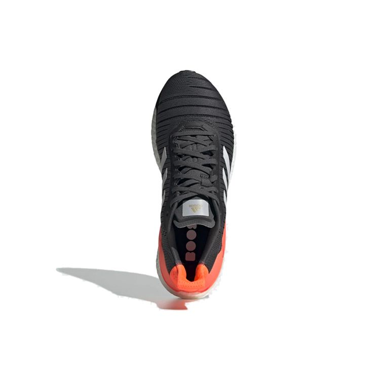 adidas Solar Glide 19 Удобные Нескользящие Кроссовки с Низким Верхом для Марафона Мужские кроссовки Черно-Оранжевые EE4297