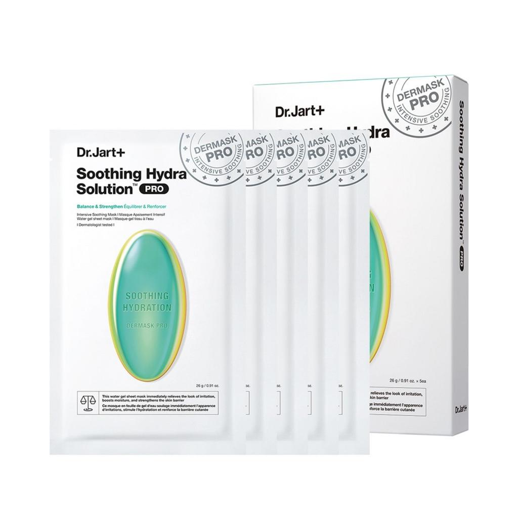 Dr.Jart+ Dermask Soothing Hydra Solution Pro Hydrating Sheet Mask 26g × 5 Sheets