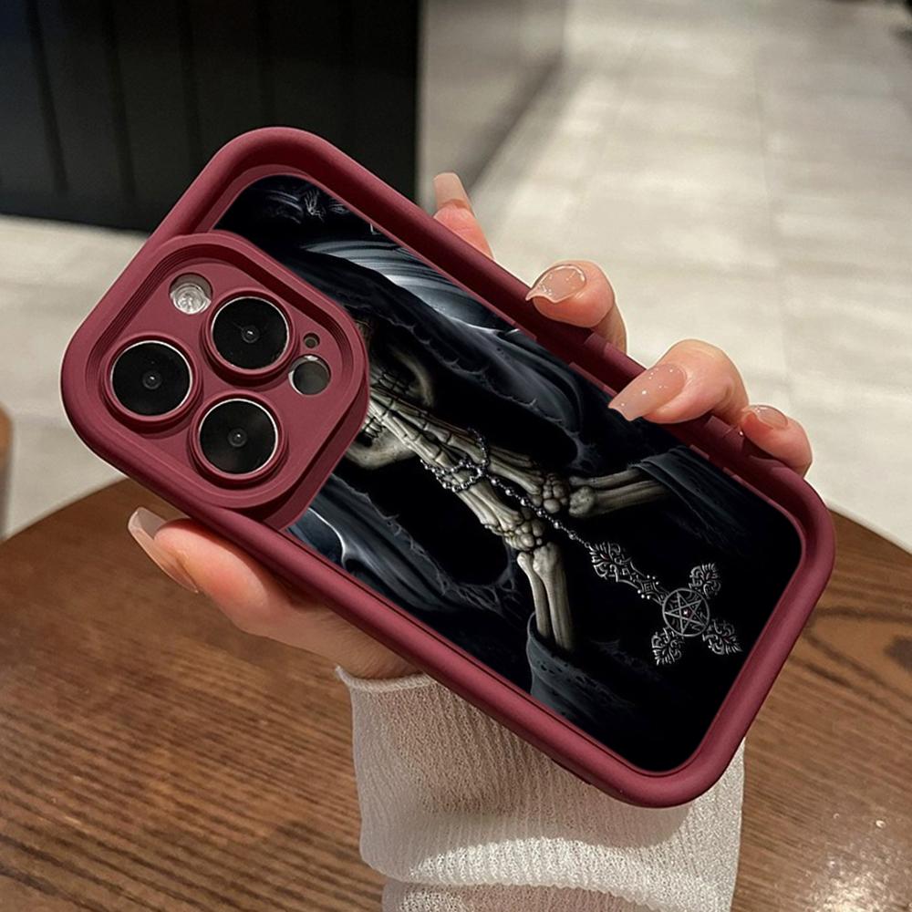 LZ13 Death Prayer Grim Reaper Skull силиконовый чехол для телефона Xiaomi 11 Lite 5G 14T Redmi 14C 13C A3 Note 12 11 9 10 13 Pro Plus противоударный задний чехол