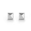 PYRAMID STUDS                Stainless Steel Pyramid Earring Studs Matt Finished