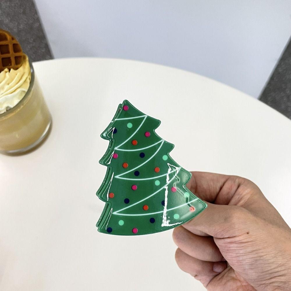 Christmas Snowman Santa Claus Christmas Tree Grab Clip Hair Claw Colourful Hat Small Shark Clip Hair Clip Gift Hair Accessories