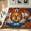 Anime N-NARUTO Print Flannel Blanket High Quality Warm Comfortable Cover for All Seasons Perfect for Gifts Home Decor