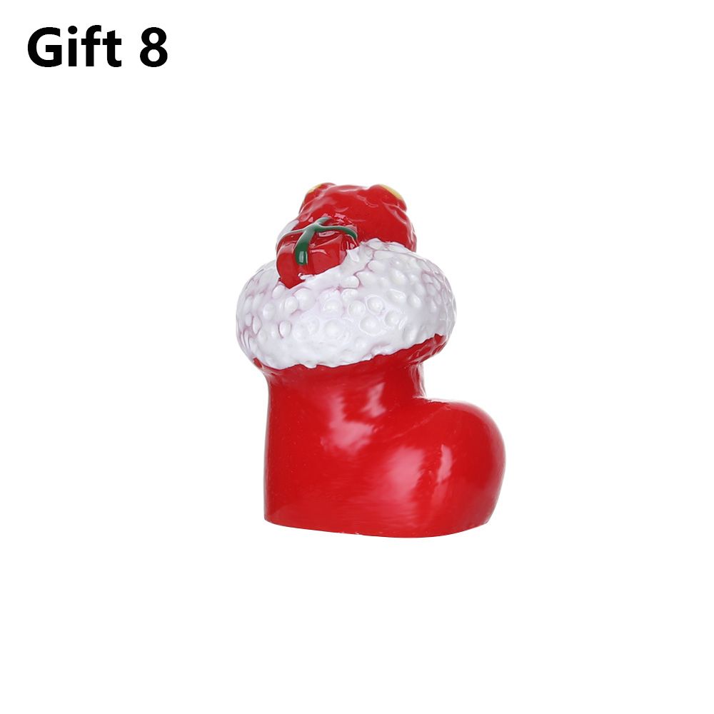 Garden Bonsai Decor Home Decorations Christmas Figurines Xmas Tree Miniature Snowman Santa Claus