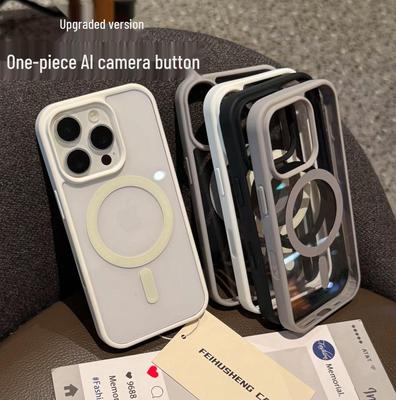 Новый магнитный акриловый чехол с AI-камерой для iPhone 16 Pro/Touch 15/14 - Полное покрытие