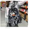 Trendy Schoolbag for Students: Men's & Girls' Junior High, High School, College Canvas Backpack