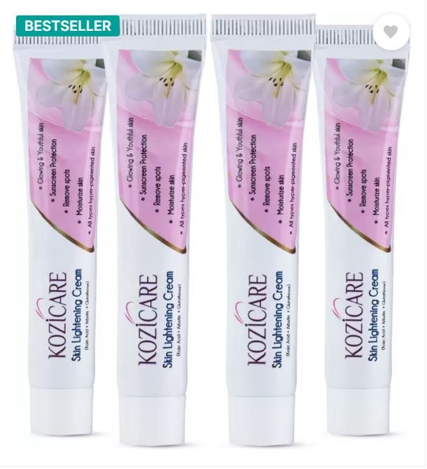 Крем для осветления кожи Kozicare с койевой кислотой и арбутином - 15 г (Пакет из 4)