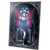 [M3231] - Ceramic Painting 'Fairy Dreams' Black Red