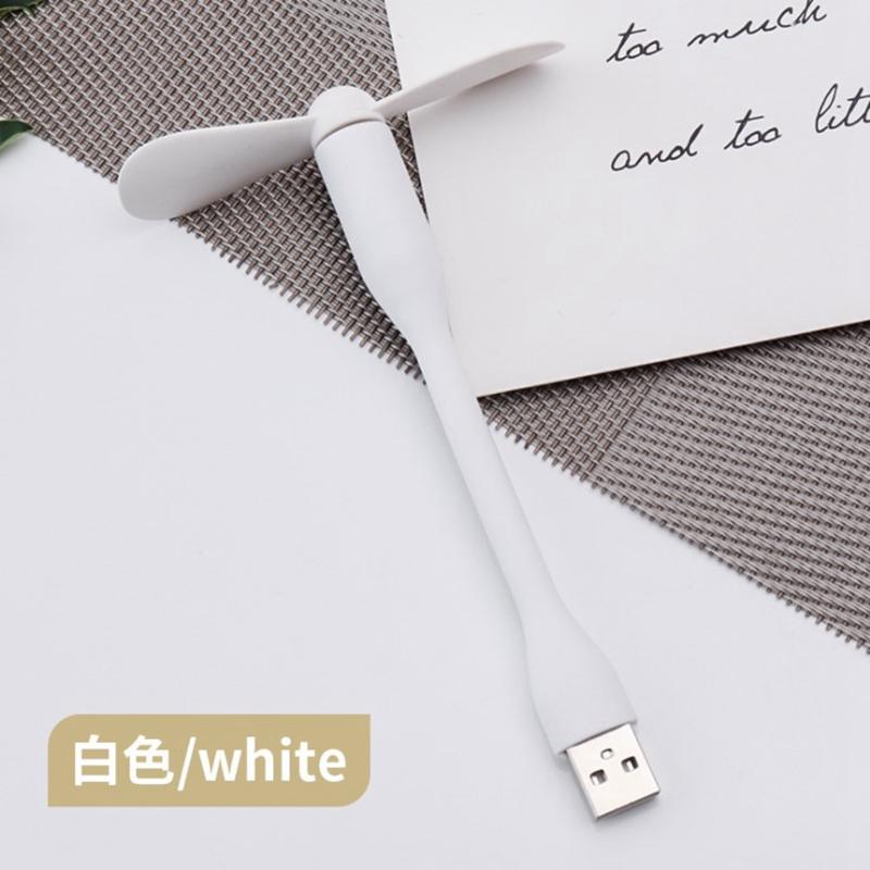 Мини USB-вентилятор Гибкий сгибающийся вентилятор для Power Bank, ноутбука, ПК, сетевого адаптера Портативный ручной вентилятор для охлаждения компьютера Летний гаджет