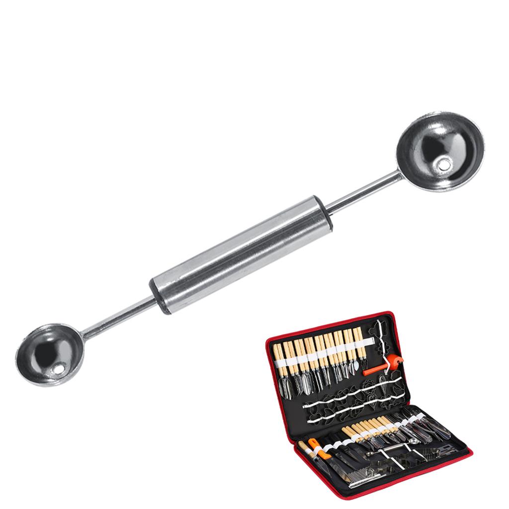 80PCS/Set Culinary Carving Peeling Tools Kit For Fruit Vegetable Garnishing Cutting Slicing