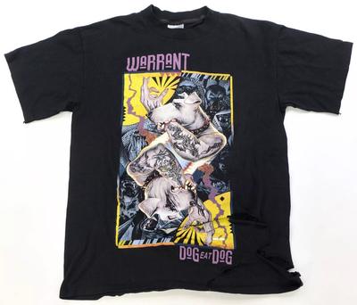 Винтажная футболка Warrant Dog Eat Dog Унисекс от S до 5XL CM708 Унисекс Футболка