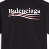 Balenciaga Женская футболка FW21, черная, артикул 612964TKVJ11070