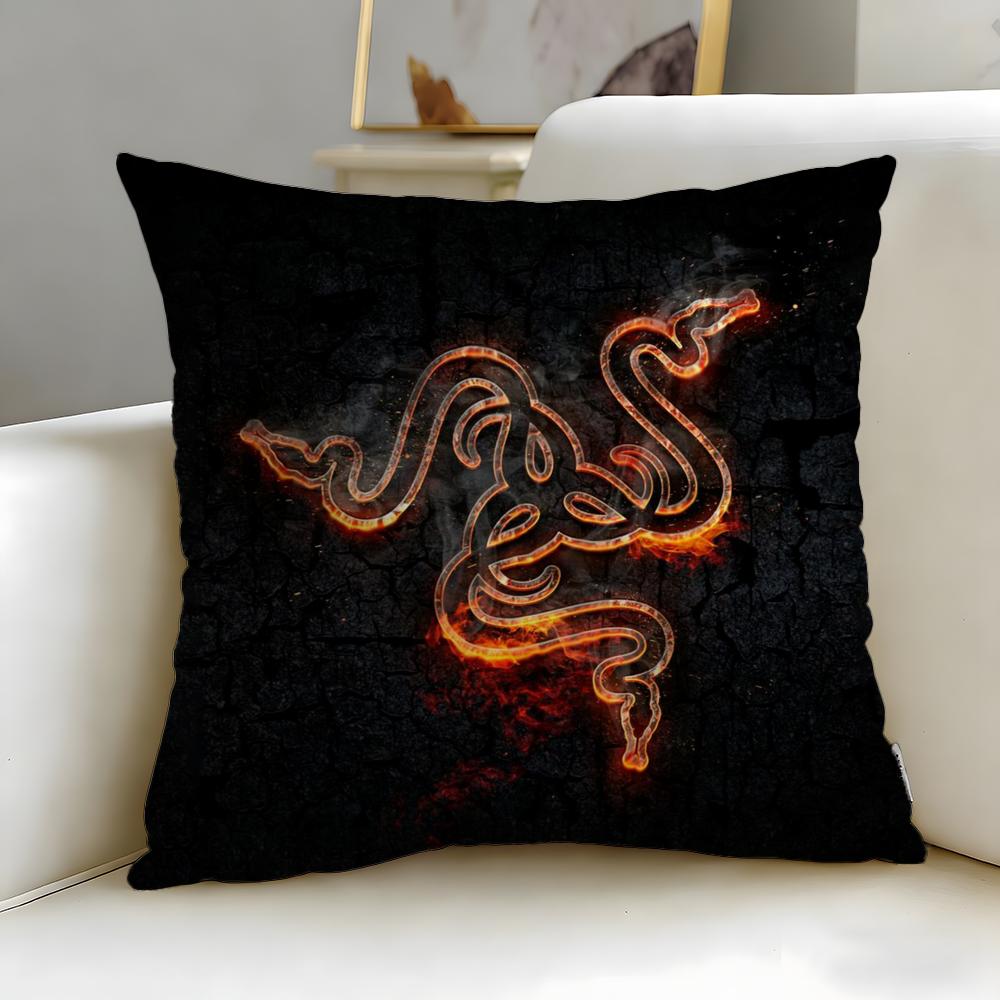 Классический электронный бренд Razer Наволочка Мягкая Легко стирающаяся Подушка Универсальная для Дивана Кровати Путешествий и Офиса