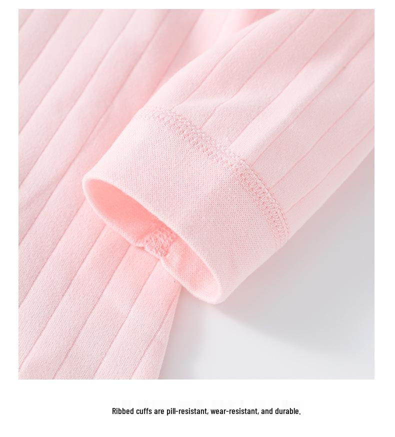 Хлопковый ромпер с длинными рукавами и шнуровкой для малышей с дизайном бабочки для весны и осени