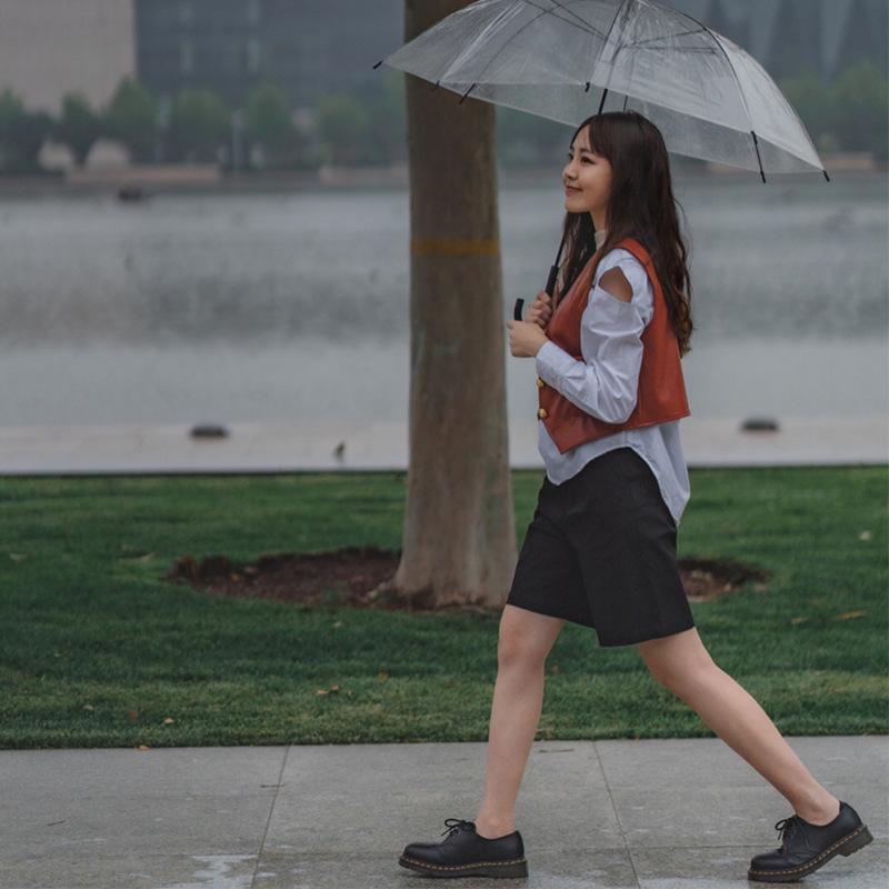 Women's Dr. Martin Japanese College Style Leather 1461 Shoes - Yang Mi Low-Top, Unisex 3-Hole Design