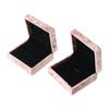 Organizer Gift Packaging Box Jewelry Box Necklace Box Ring Storage Case Pink Velvet Ring Box