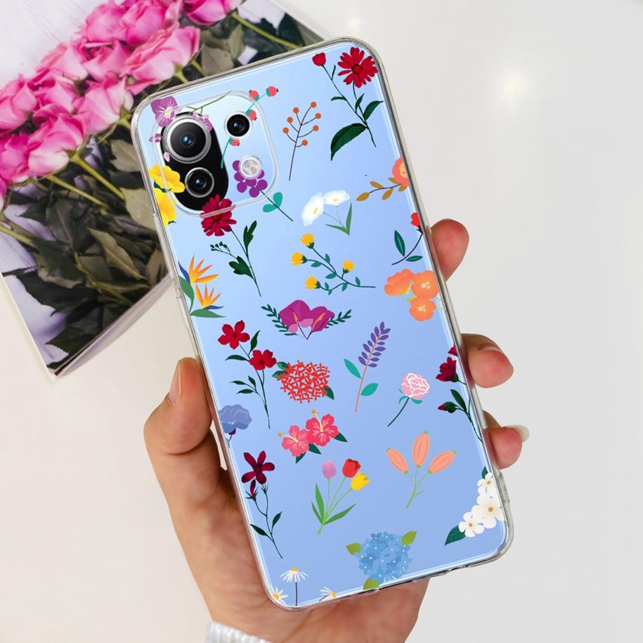Для Xiaomi 11 Lite NE 5G Чехол Милый Астронавт Прозрачный Мягкий Силиконовый Чехол для Телефона Для Xiaomi 11 Lite 4G Чехол на Mi 11Lite Чехол