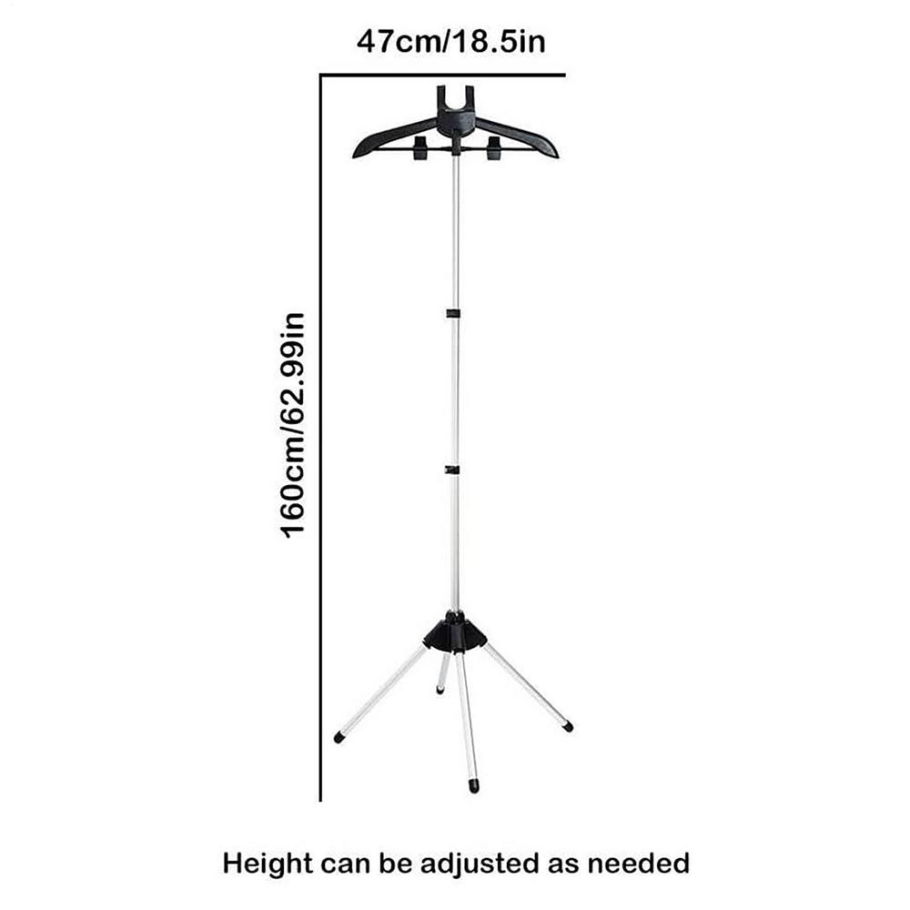 155cm Adjustable Clothes Steamer Rack Steamer Stand Telescopic Garment Steamer Rack Standing Handheld Steam Ironing Bracket