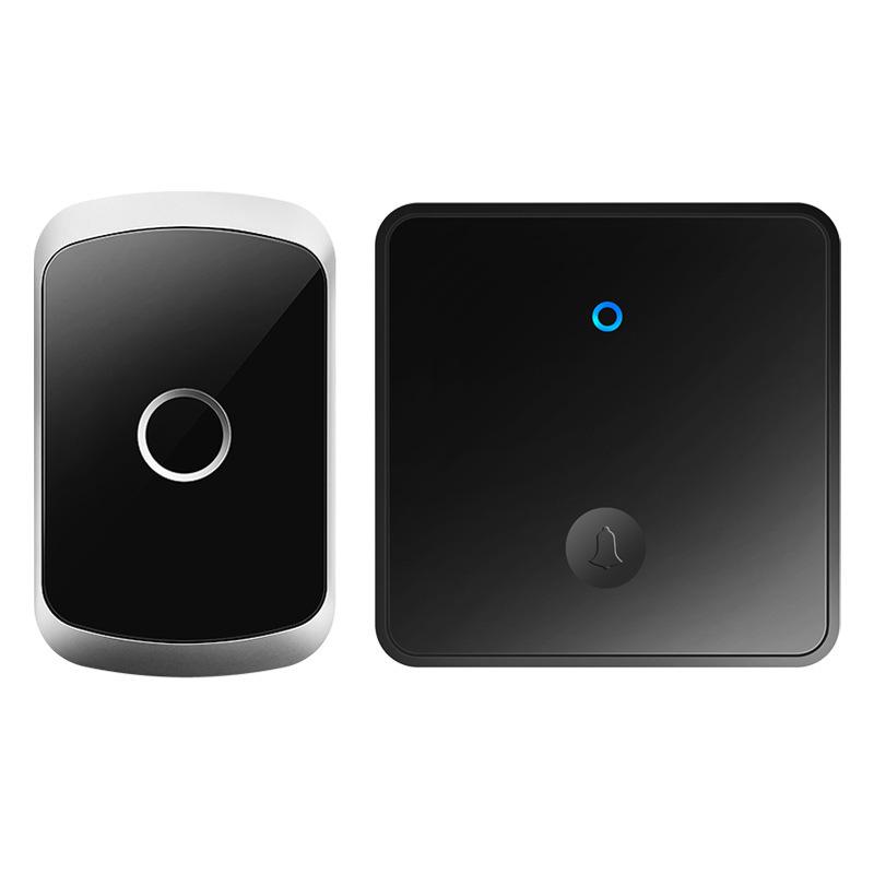 Беспроводной дверной звонок с автономным питанием: Дальний радиус действия, Водонепроницаемый, Большая панель, Кнопка вызова для пожилых, Универсальное крепление