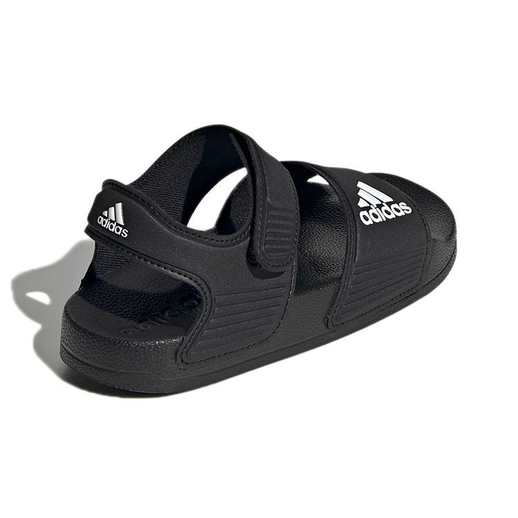 (GS) Сандалии adidas Adilette 'Черный Белый' Детские GW0344