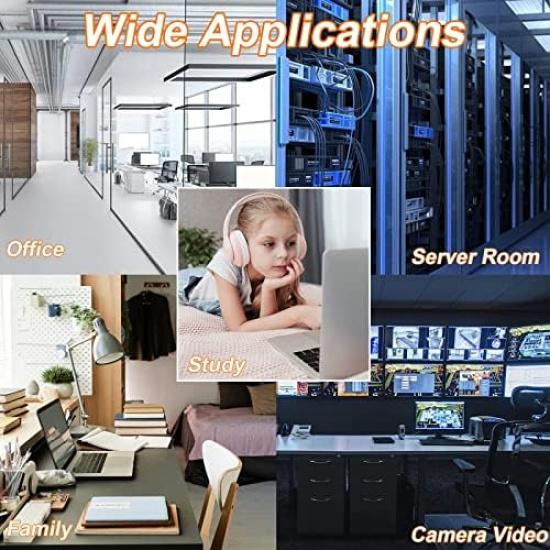 Cat 8 Ethernet Cable, 6FT High Speed Heavy Duty 26AWG Cat8 LAN Network Cable 40Gbps, 2000Mhz with Gold Plated RJ45 Connector, Outdoor&Indoor Internet