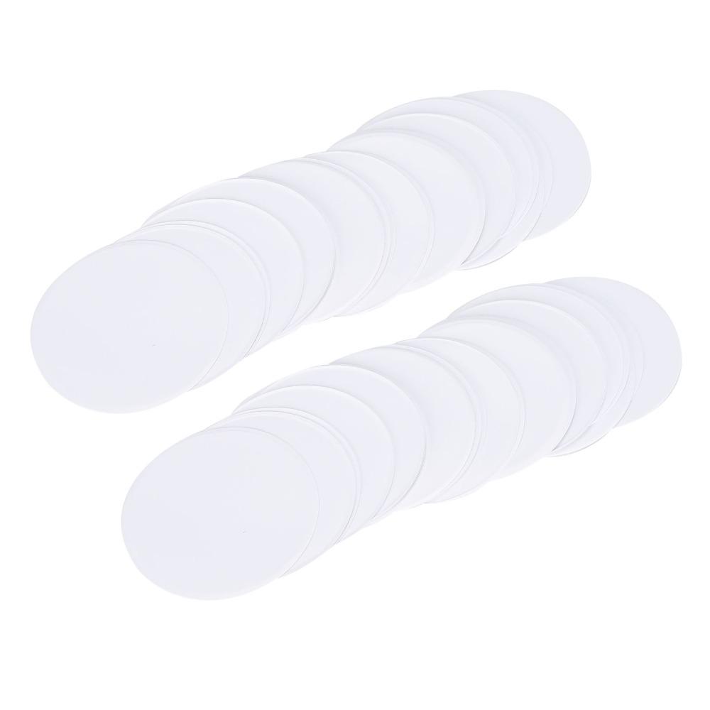 100pcs 44MM DIY Badge Papers White Button Badge Blank Paper Badge Making Paper DIY Crafts