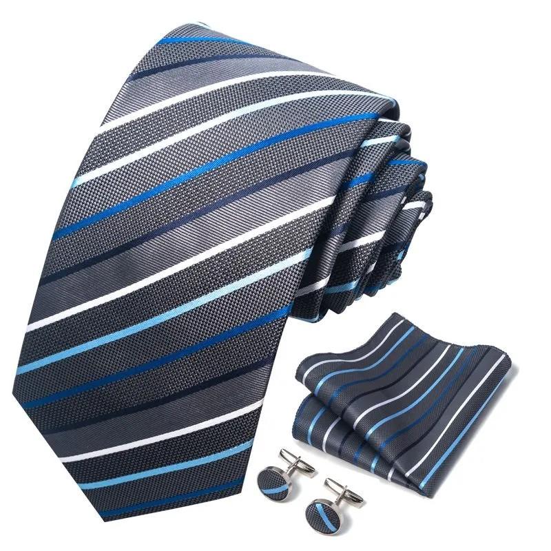 Formal Shirt Business Tie Wedding Banquet Men's Polyester Red Black Hand-tied Long Tie