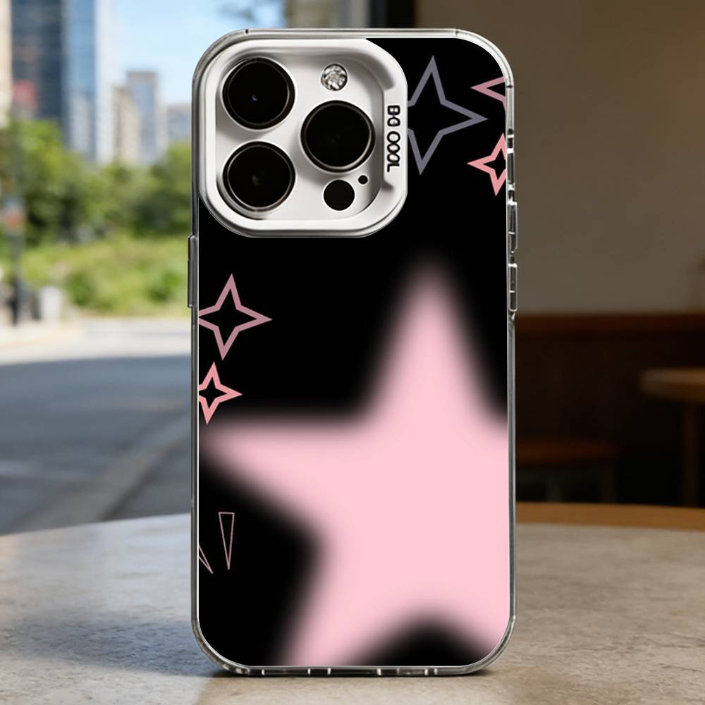 Fragola Stars Case for iPhone 16 15 14 13 12 11 Pro Max Plus Air 16E X XR XS Max Hard Shockproof Bumper Cover