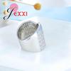 Hot Cubic Zircon Party Ring For Women Fashion 925 Sterling Silver Wedding Rings Jewelry Anillos Bague Femme Accessory