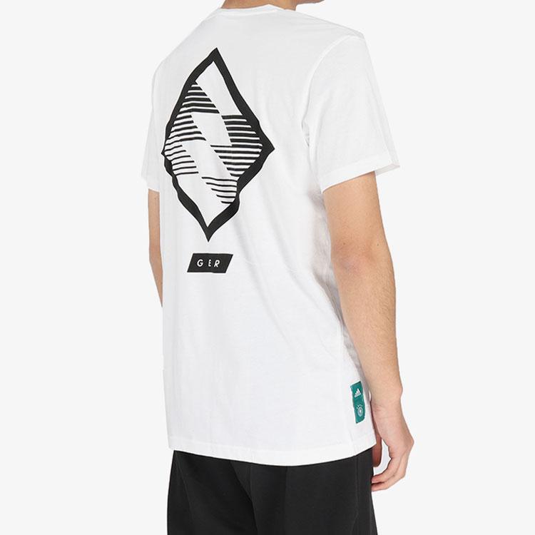 adidas Мужские белые футбольные майки умеренного прямого кроя CE1724