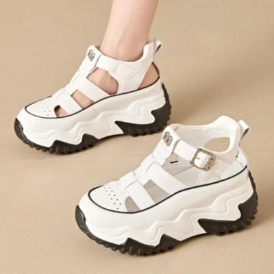 Модная обувь для женщин 2025 Лето Новые модные легкие кроссовки на полой платформе Повседневные сетчатые женские кроссовки Zapatillas De Deporte