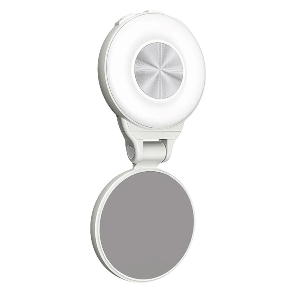 Adjustable Brightness Magnetic Selfie Light 360° Rotation 3 Modes Selfie Ring Light Magnetic Detachable Portable Selfie Light