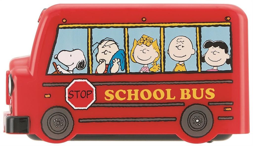 Skater Ланч-бокс с ремешком в форме автобуса Snoopy и PEANUTS DLB5,